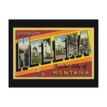 Greetings from Helena Montana Post Card