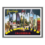 Greetings From Hollywood California Post Cards