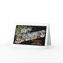 Greetings from Hot Springs! Greeting Cards