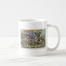 Greetings from Hot Springs National Park Arkansas Mug