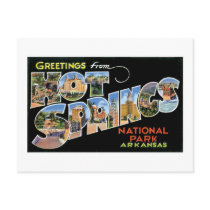 Greetings from Hot Springs! Postcards