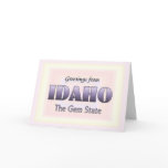 Greetings from Idaho