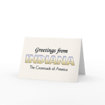 Greetings from Indiana cards