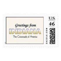 Greetings from Indiana postage