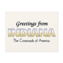 Greetings from Indiana postcards