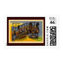 Greetings from Indianapolis Indiana Postage Stamp