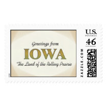 Greetings from Iowa postage