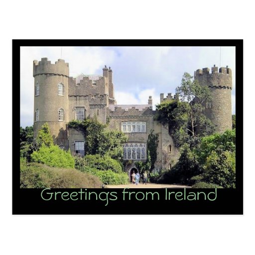 Greetings from Ireland postcard Zazzle