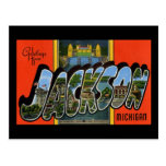 Greetings from Jackson Michigan Post Card