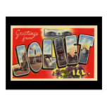 Greetings from Joliet Illinois Postcard
