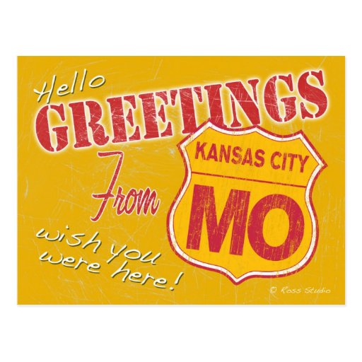 Greetings from Kansas City Missouri Postcard Zazzle