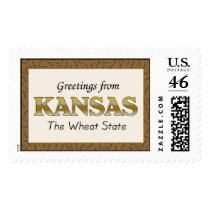 Greetings from Kansas postage