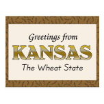 Greetings from Kansas Postcard