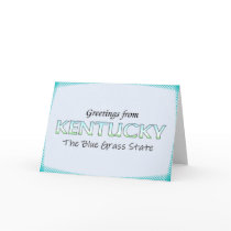 Greetings from Kentucky cards