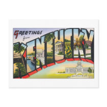 Greetings from Kentucky Post Cards
