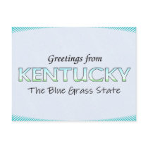 Greetings from Kentucky postcards