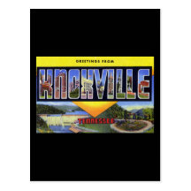 Greetings from Knoxville Tennessee Postcard