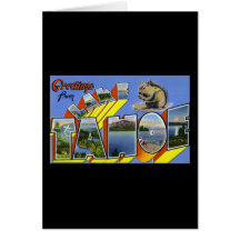 Greetings from Lake Tahoe Greeting Card
