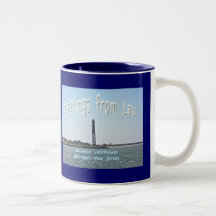 Greetings From LBI New Jersey "Old Barney" Mug