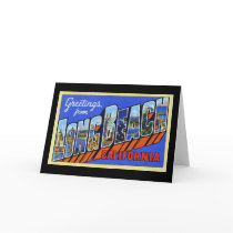 Greetings from Long Beach California Card