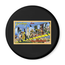 Greetings from Los Angeles California Fridge Magnet
