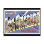 Greetings from Los Angeles California Vintage postcards
