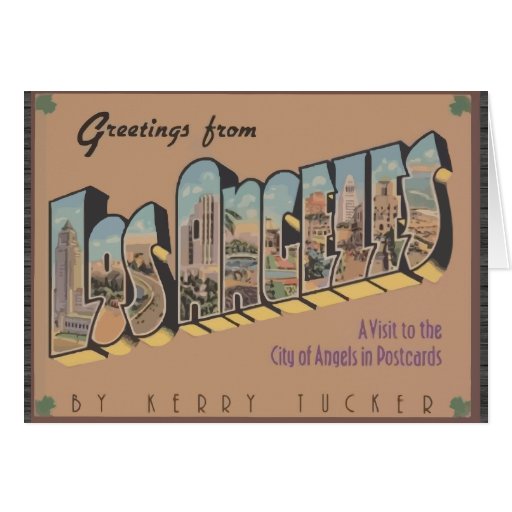 Greetings From Los Angeles, Vintage Greeting Card Zazzle