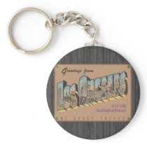Greetings From Los Angeles, Vintage Keychain