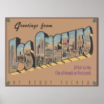 Greetings From Los Angeles, Vintage Posters