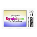 Greetings from Louisiana Postage Stamps