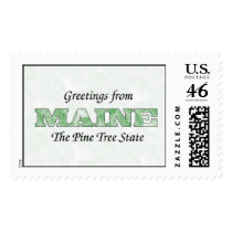 Greetings from Maine postage