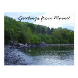 Greetings from Maine Postcard
