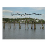 Greetings from Maine Postcard