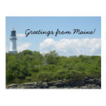 Greetings from Maine Postcard