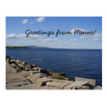 Greetings from Maine Postcard