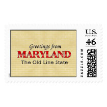 Greetings from Maryland postage