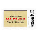 Greetings from Maryland Stamp