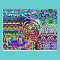 Greetings from MathMagic Land postcards