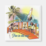 Greetings from Miami Fridge Magnets
