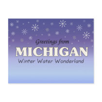 Greetings from Michigan postcards