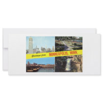 Greetings from Minneapolis 1950s Custom Rack Cards