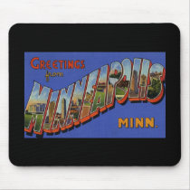 Greetings from Minneapolis Minnesota mousepads