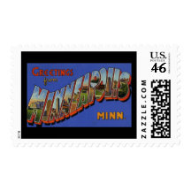 Greetings from Minneapolis Minnesota Postage