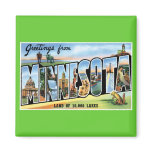Greetings from Minnesota! Refrigerator Magnet