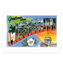 Greetings from Mississippi! Post Card