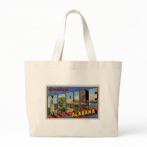 Greetings from Mobile Alabama Canvas Bags