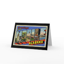 Greetings from Mobile Alabama Greeting Cards