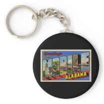 Greetings from Mobile Alabama Keychains