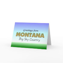 Greetings from Montana cards