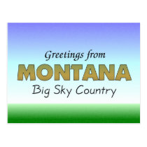 Greetings from Montana postcards